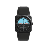 Bell & Ross BR-03 Horizon Automatic 41mm Watch BR03A-HRZ-CE/SRB