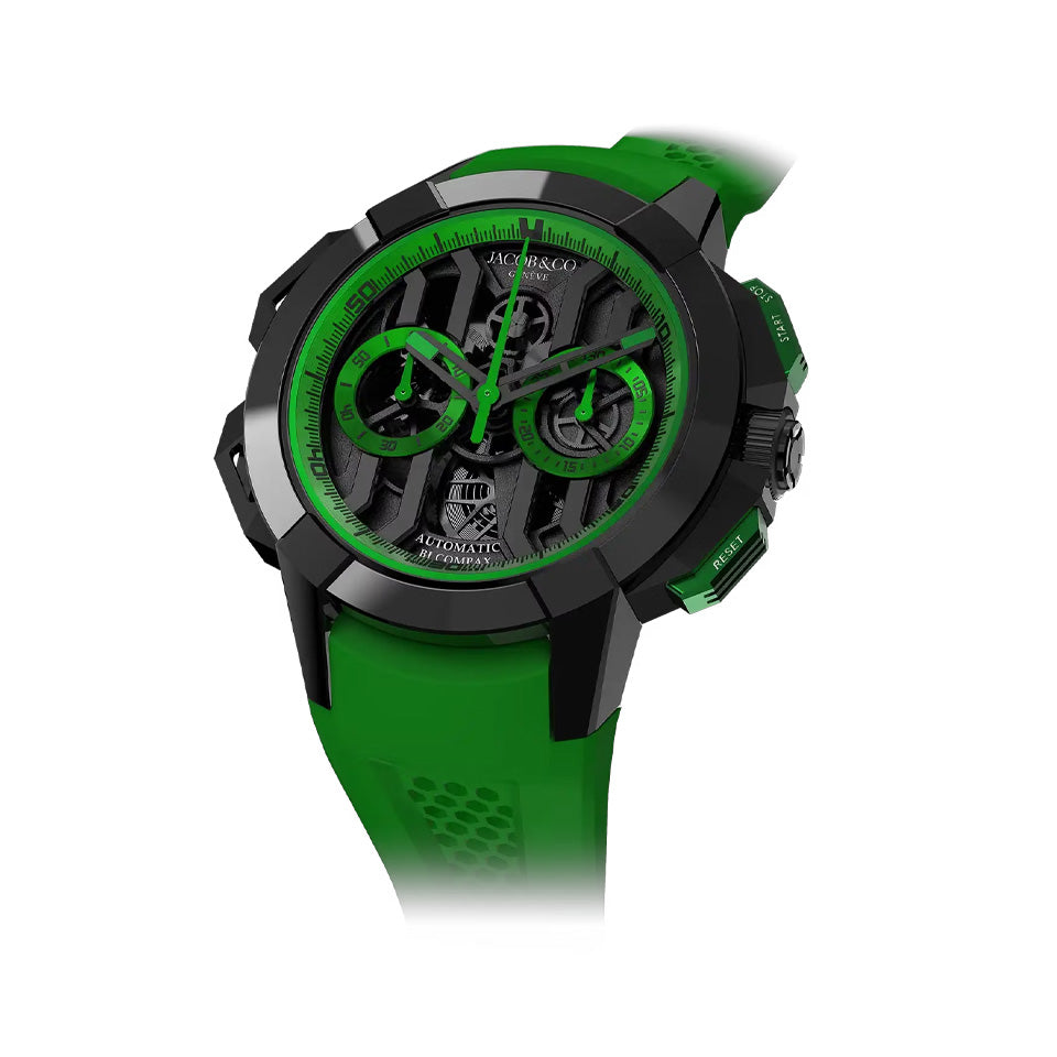 Jacob & Co. Epic X Chrono Automatic Chronograph 44mm Watch EC430.21.AA.AA.A