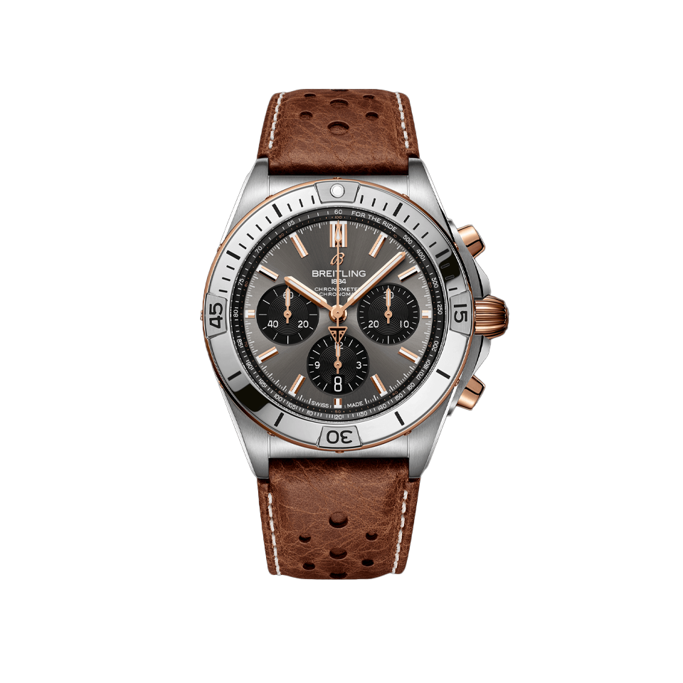 Breitling Chronomat B01 Chronograph Grey Titanium & 18ct Rose Gold 42.00mm TB0134101M1X1
