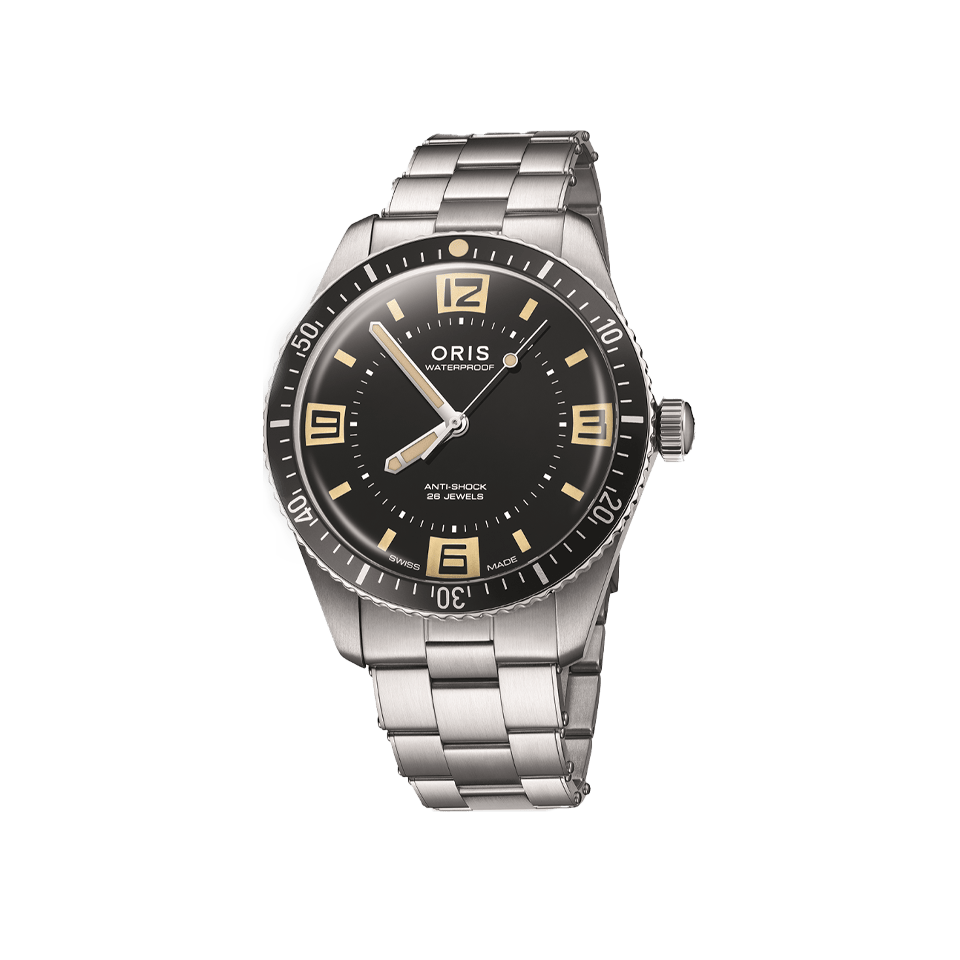 Oris Diver Sixty-Five 60th Anniversary Edition Automatic 40mm Watch 733 7772 4034SET