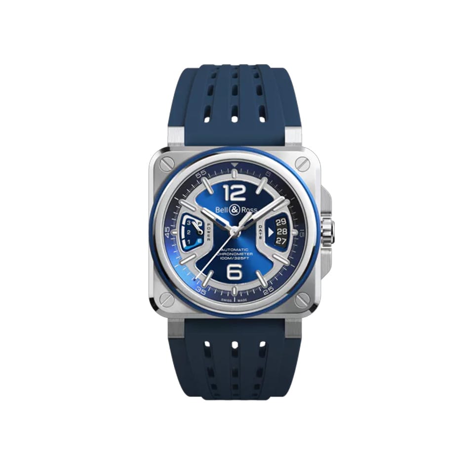 Bell & Ross BR-X3 Automatic Chronometer 41mm Watch BRX3R-BLU-ST/SRB