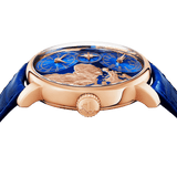 Jacob & Co. THE WORLD IS YOURS AUTOMATIC BLUE DUAL TIME ZONE 43MM