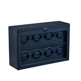 WOLF Earth 8 Piece Watch Winder in Midnight Blue