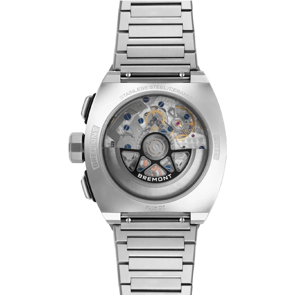 Bremont Supernova Automatic Chronograph 41mm Watch SN41-CHR-SS-BK-B