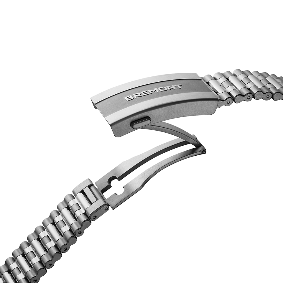 Bremont Supermarine Automatic 43mm Watch SM43-DT-SS-WH-B