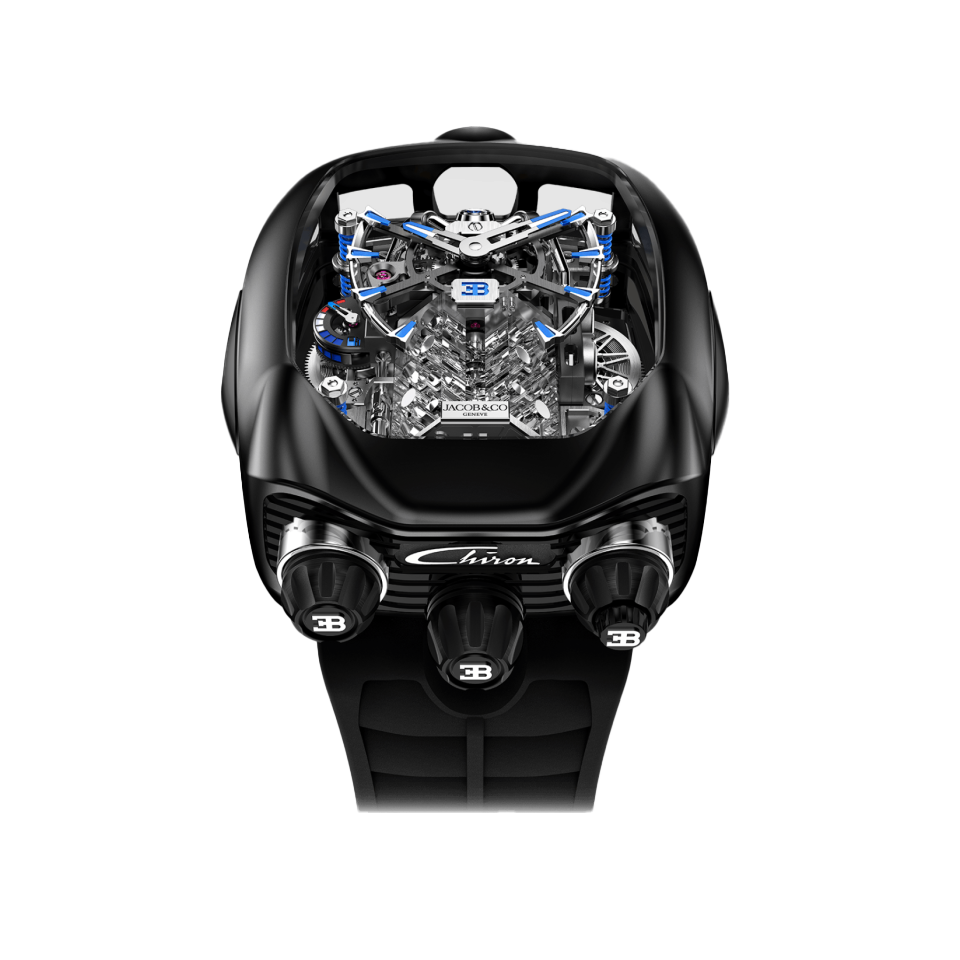 Jacob & Co. Buggatti Chiron Manual Tourbillon Watch BU200.21.AE.AB.A