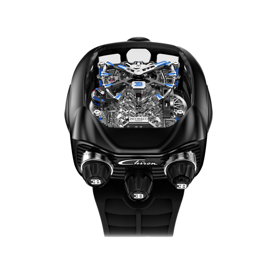 Jacob & Co. Buggatti Chiron Manual Tourbillon Watch BU200.21.AE.AB.A