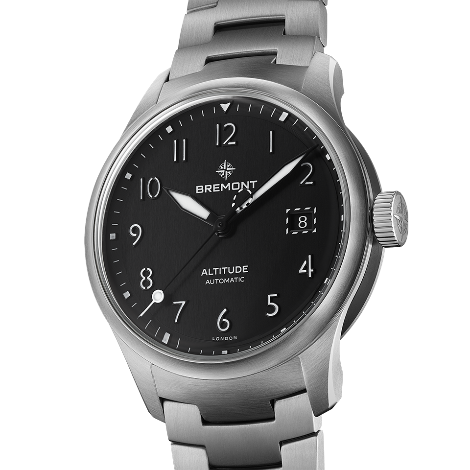 Bremont Altitude Automatic 39mm Watch ALT39-DT-SS-BK-B