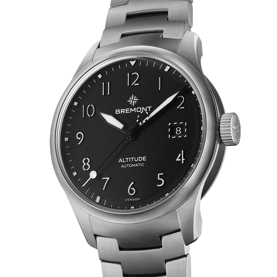Bremont Altitude Automatic 39mm Watch ALT39-DT-SS-BK-B