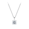 0.50 Carat Diamond Solitaire Pendant in 18ct White Gold