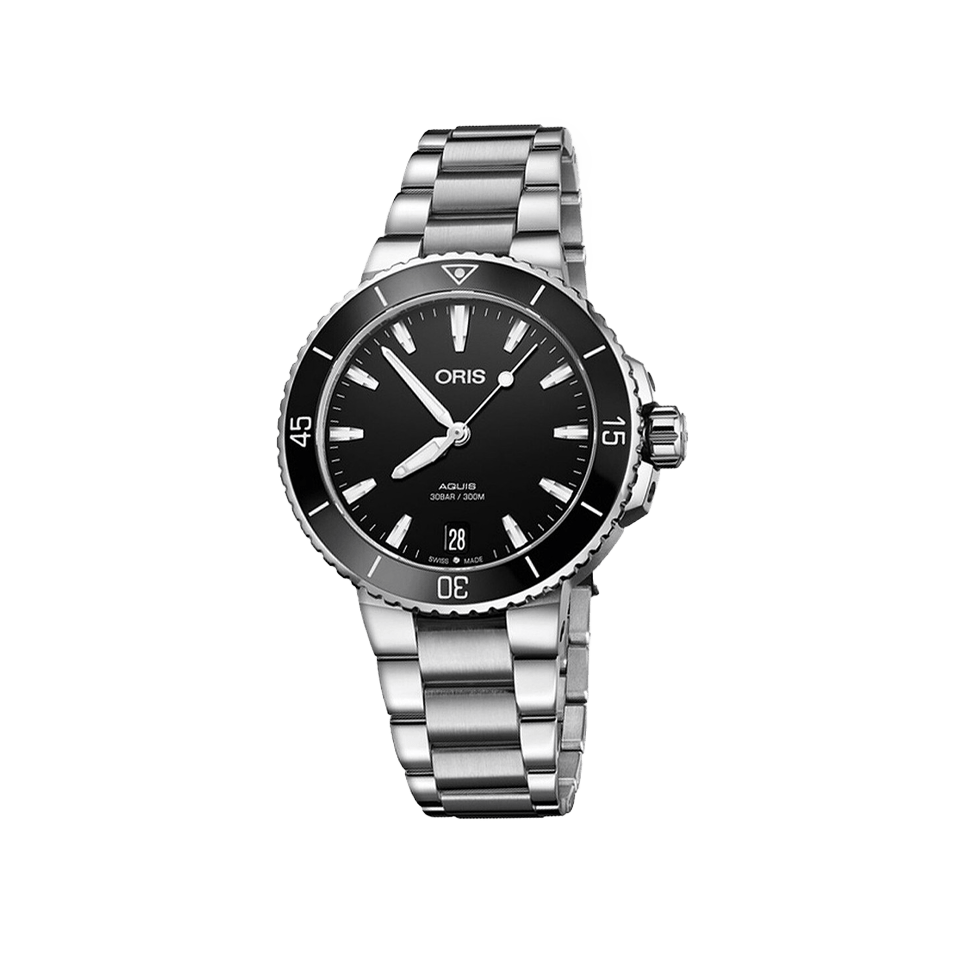 Oris Aquis Date Automatic 36.50mm Watch 733 7792 4154MB