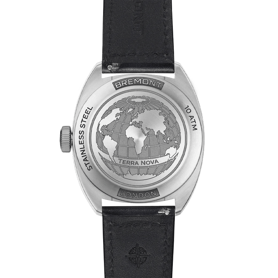 Bremont Terra Nova Automatic Jumping Hour 40.50mm Watch TN40-JH-SS-BK-L-S