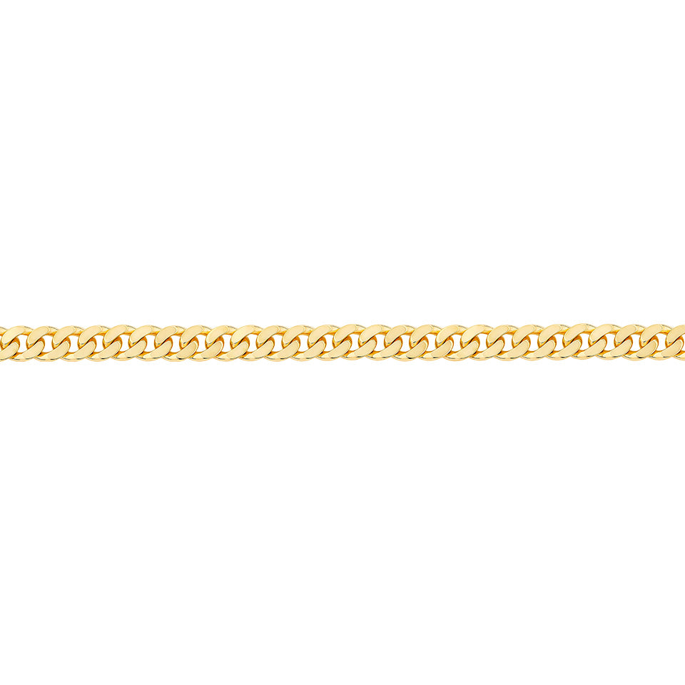 Curb Link Chain Necklace in 18ct Yellow Gold
