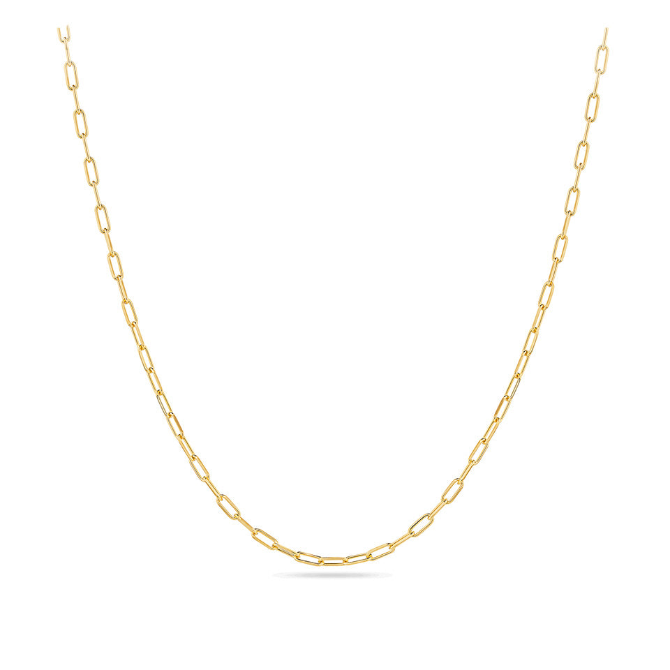 Paperclip Chain in 18ct Yellow Gold