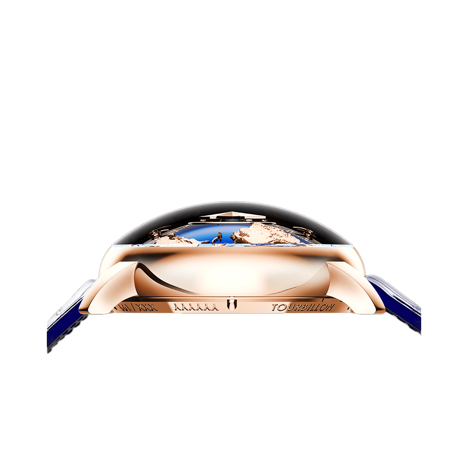 JACOB & CO. THE WORLD IS YOURS DUAL TIME ZONE TOURBILLON 43MM