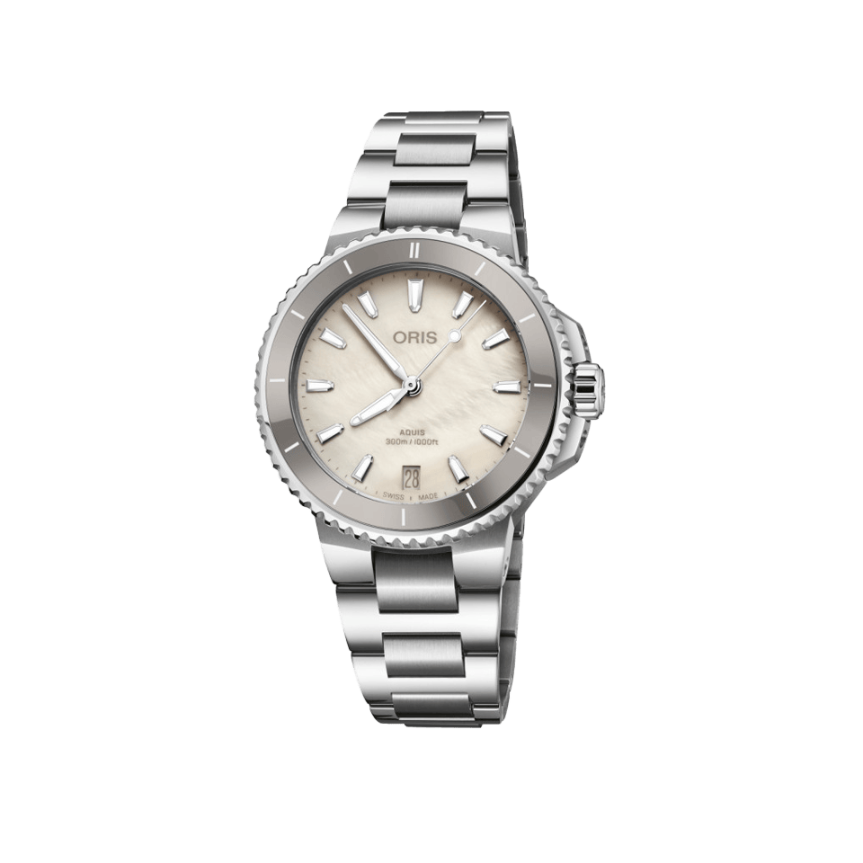 Oris Aquis Date Automatic 36.50mm Watch 733 7792 4151MB