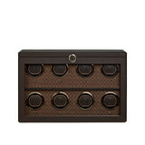 WOLF Earth 8 Piece Watch Winder in Coffee