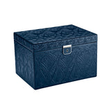 WOLF X LIBERTY All Over Ianthe Large Jewellery Box Navy