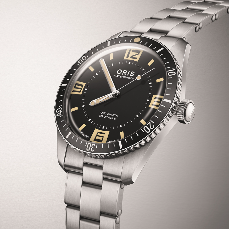 Oris Diver Sixty-Five 60th Anniversary Edition Automatic 40mm Watch 733 7772 4034SET