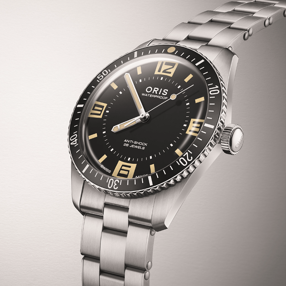 Oris Diver Sixty-Five 60th Anniversary Edition Automatic 40mm Watch 733 7772 4034SET