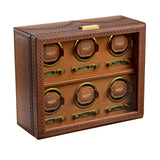 WOLF Brogue 6 Piece Watch Winder