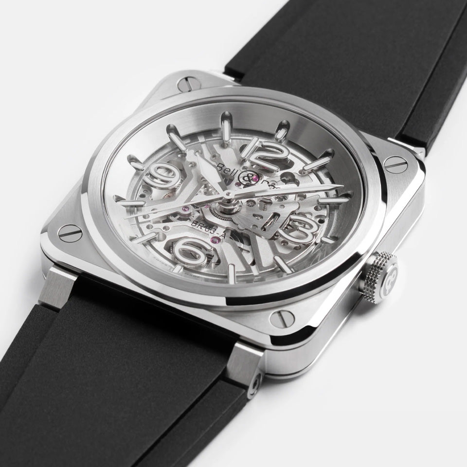 Bell & Ross BR-03 Automatic 41mm Watch BR03A-BL-SKST/SRB