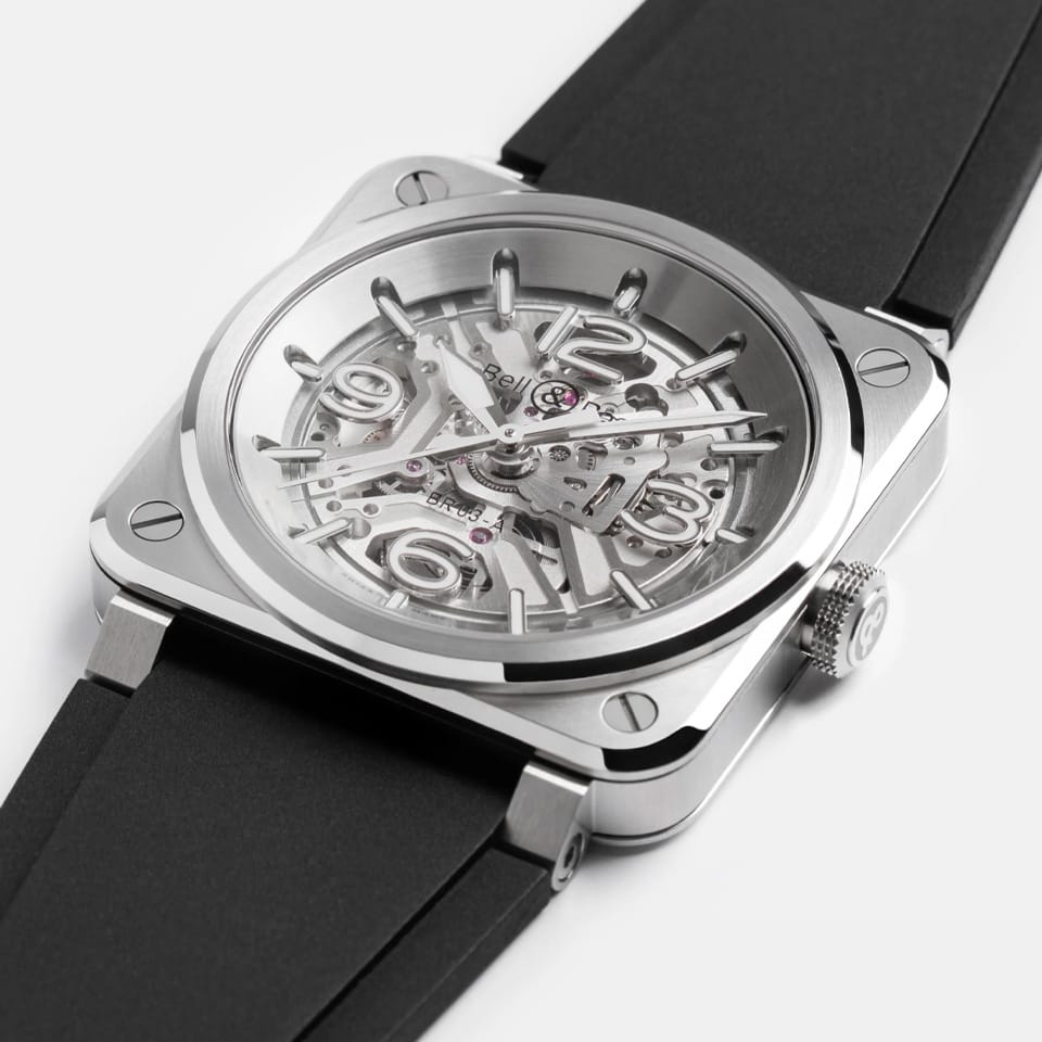 Bell & Ross BR-03 Automatic 41mm Watch BR03A-BL-SKST/SRB