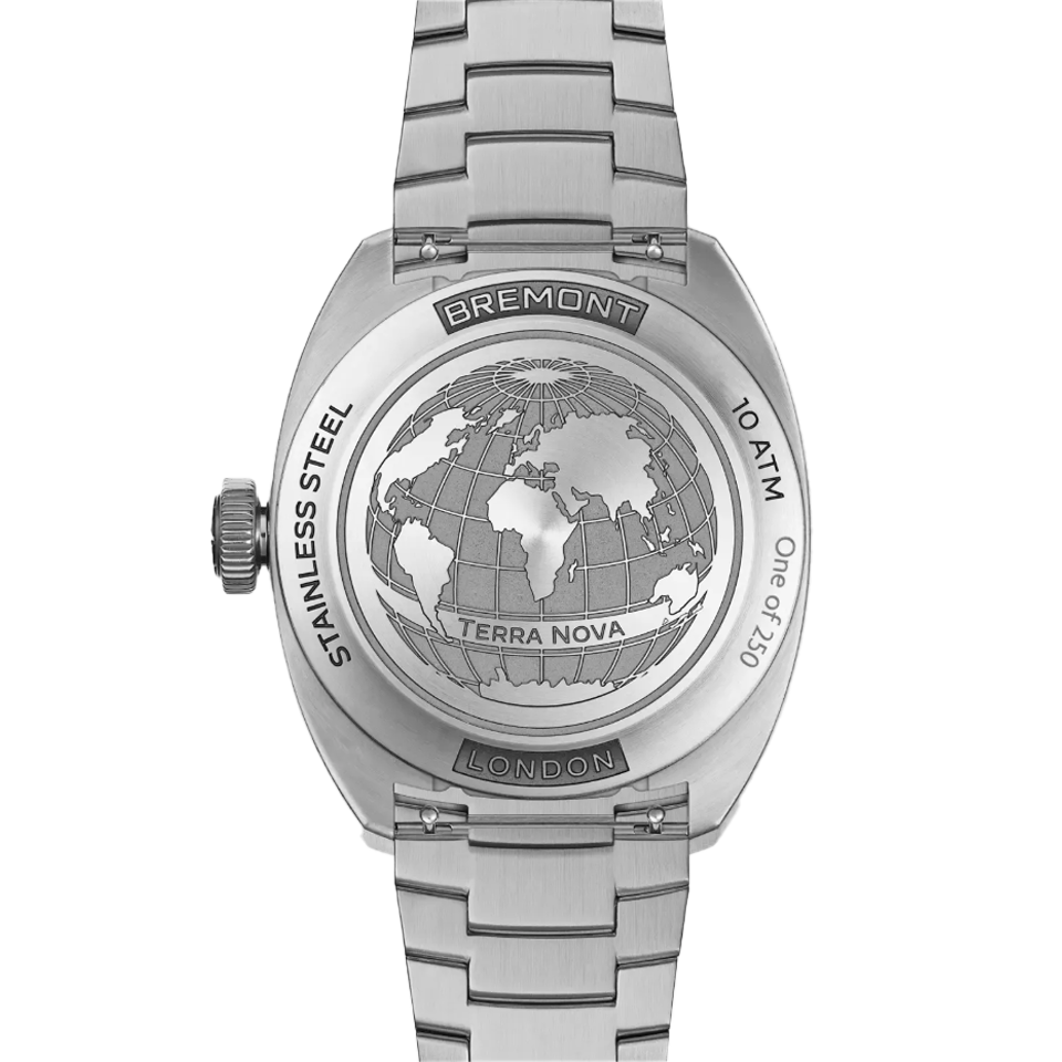 Bremont Terra Nova Automatic 38mm Watch TN38-ND-SS-PK-B