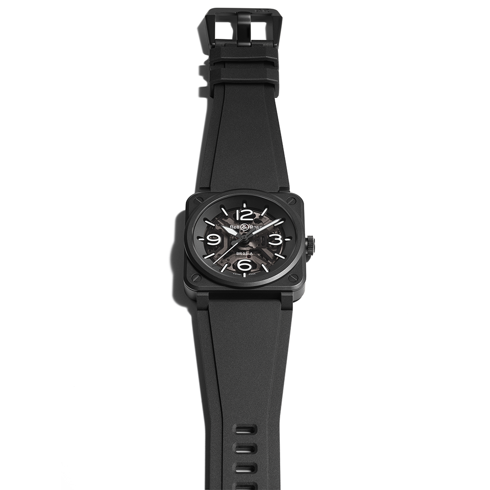 Bell & Ross BR-03 Automatic 41mm Watch BR03A-BL-SKCE/SRB