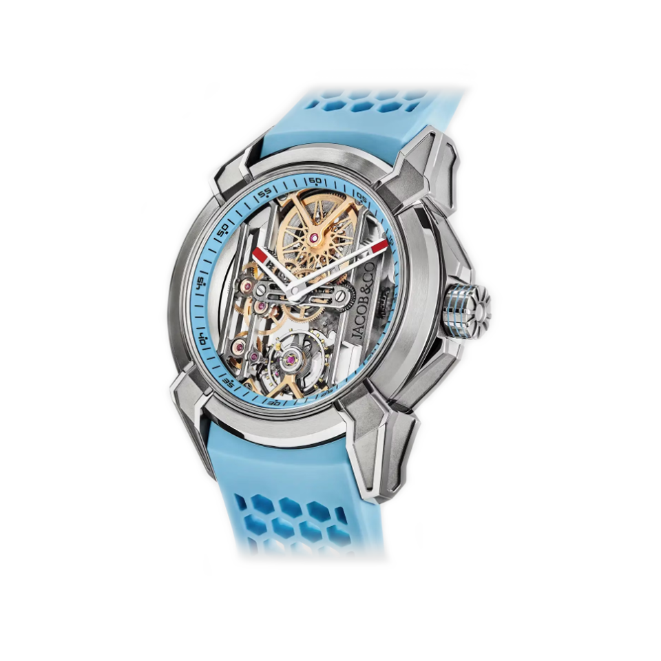 Jacob & Co. Epic X Skeleton V1 Sky Blue 44MM