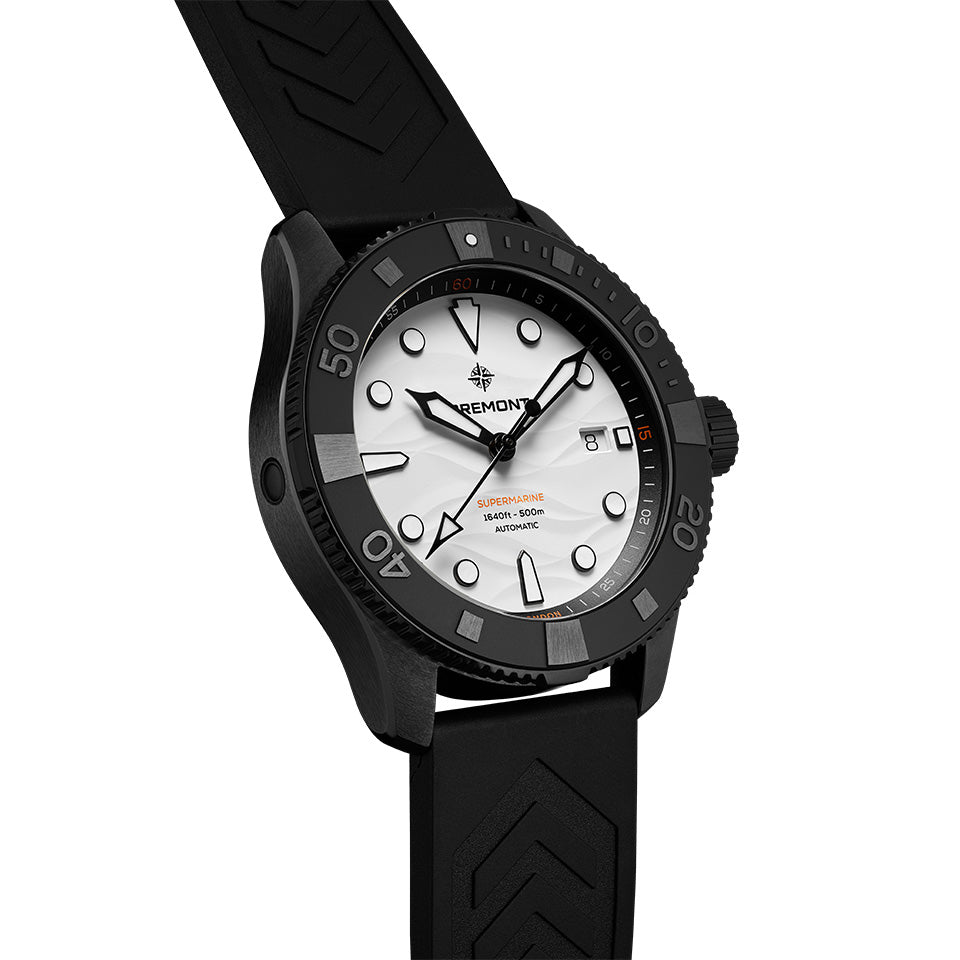 Bremont Supermarine Automatic 43mm Watch SM43-DT-BKCER-WH-R-S