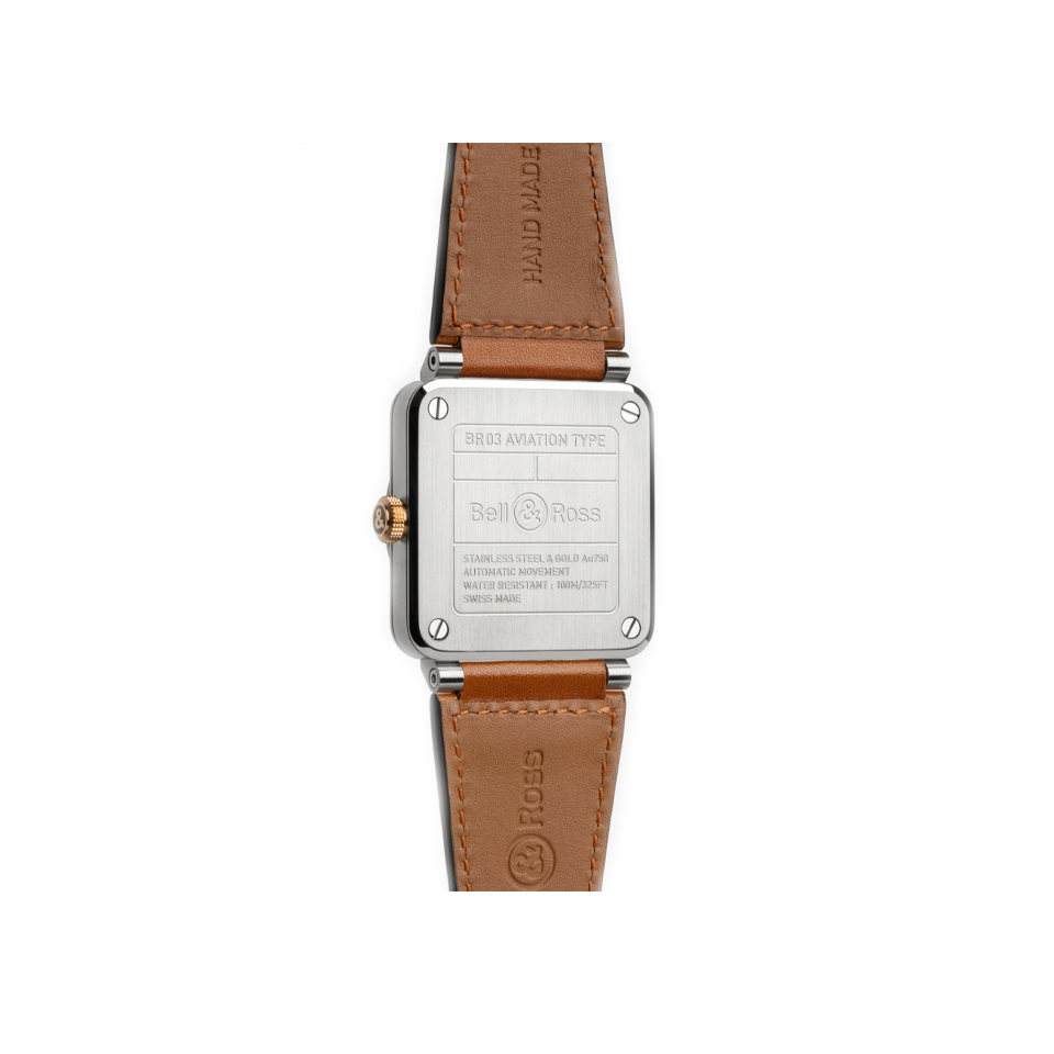 Bell & Ross BR-03 Automatic 41mm Watch BR03A-WH-STPG/SCA