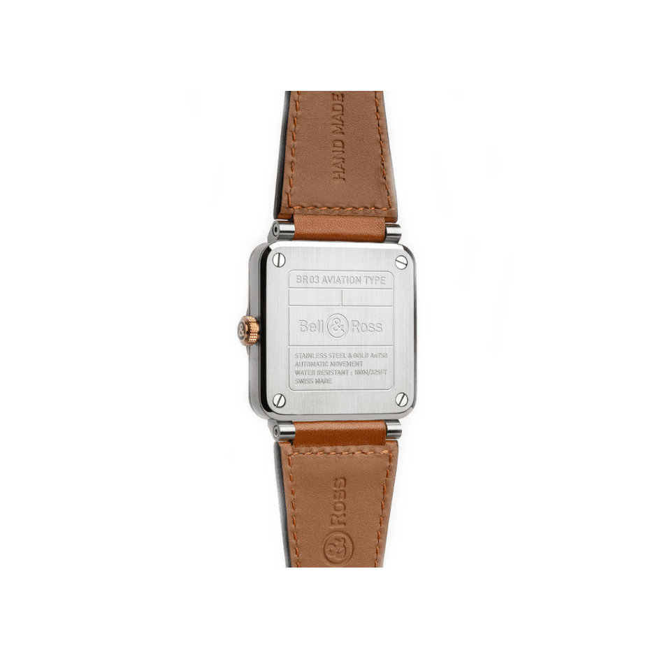Bell & Ross BR-03 Automatic 41mm Watch BR03A-WH-STPG/SCA