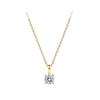 0.25 Carat Diamond Solitaire Pendant in 18ct Yellow Gold