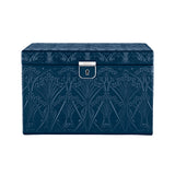 WOLF X LIBERTY All Over Ianthe Large Jewellery Box Navy