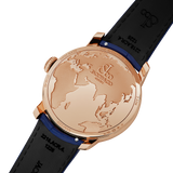 Jacob & Co. THE WORLD IS YOURS AUTOMATIC BLUE DUAL TIME ZONE 43MM