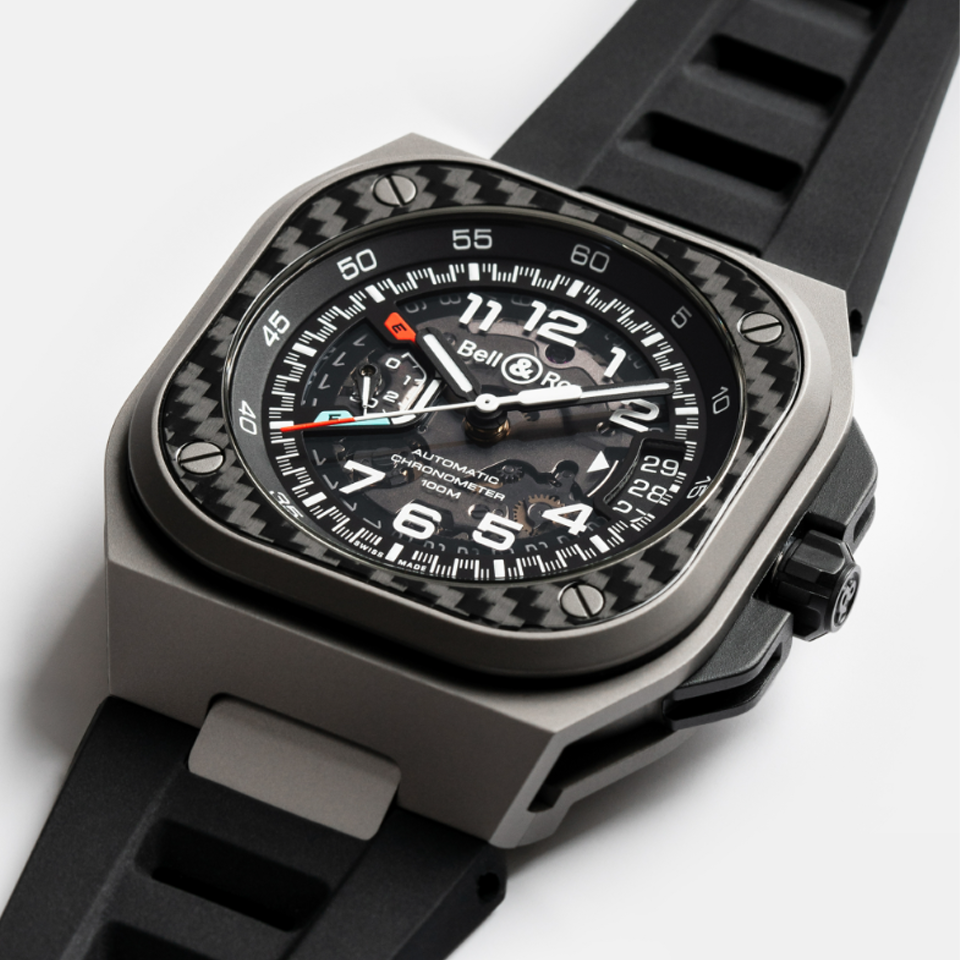 Bell & Ross BR-X5 Racing Automatic 41mm Watch BRX5R-RAC-TI/SRB