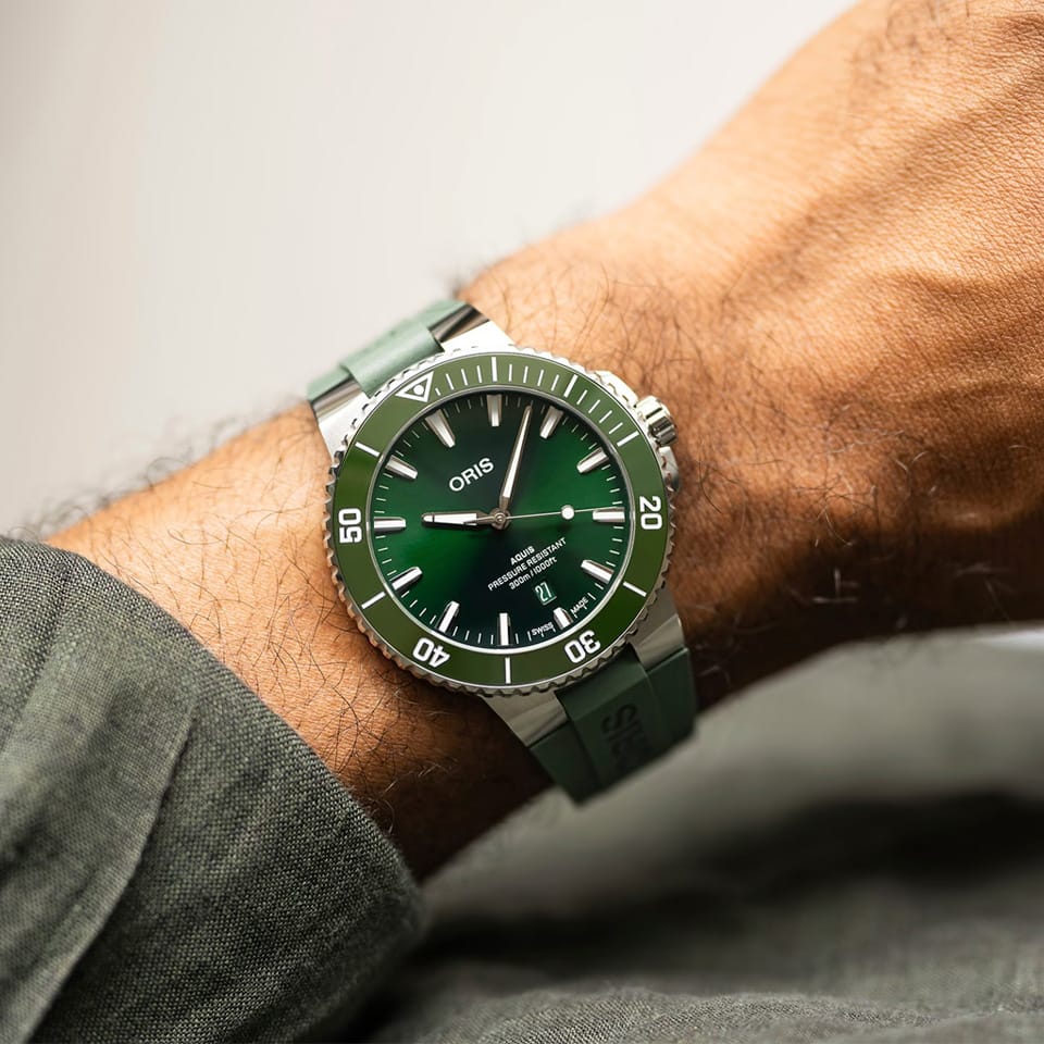 Oris Aquis Automatic 43.50mm Watch 733 7789 4157RS