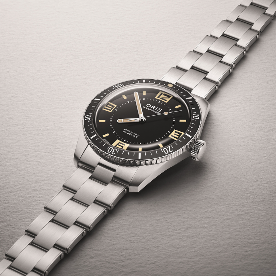 Oris Diver Sixty-Five 60th Anniversary Edition Automatic 40mm Watch 733 7772 4034SET