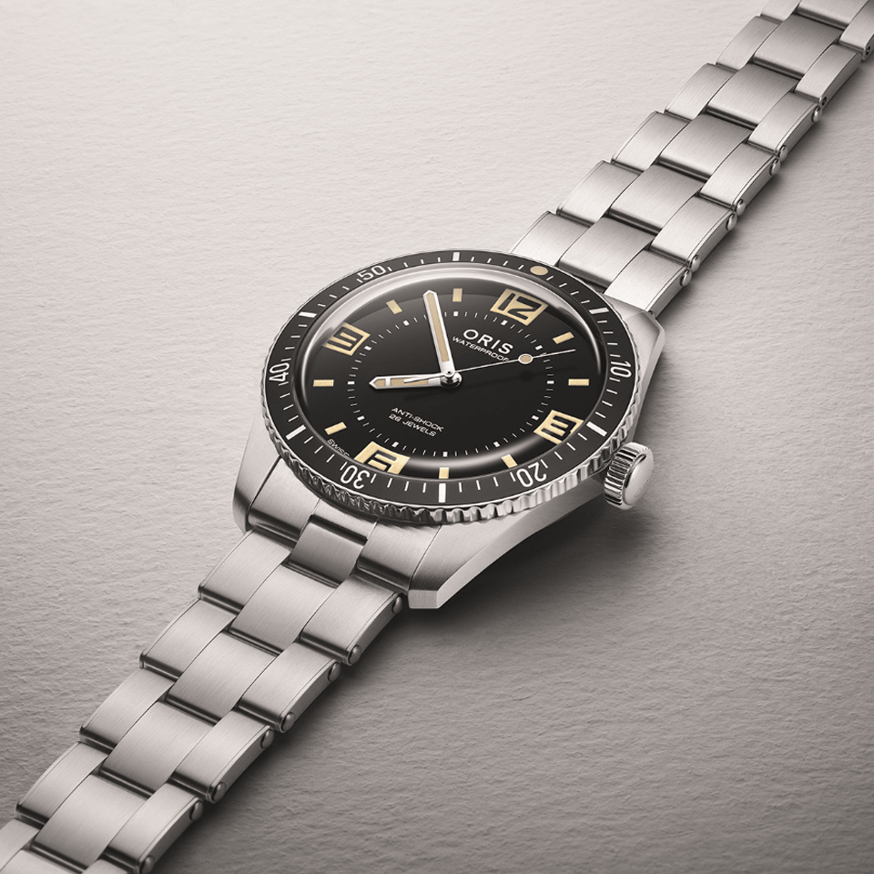 Oris Diver Sixty-Five 60th Anniversary Edition Automatic 40mm Watch 733 7772 4034SET