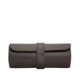 WOLF Blake Triple Brown Leather Watch Roll 305606