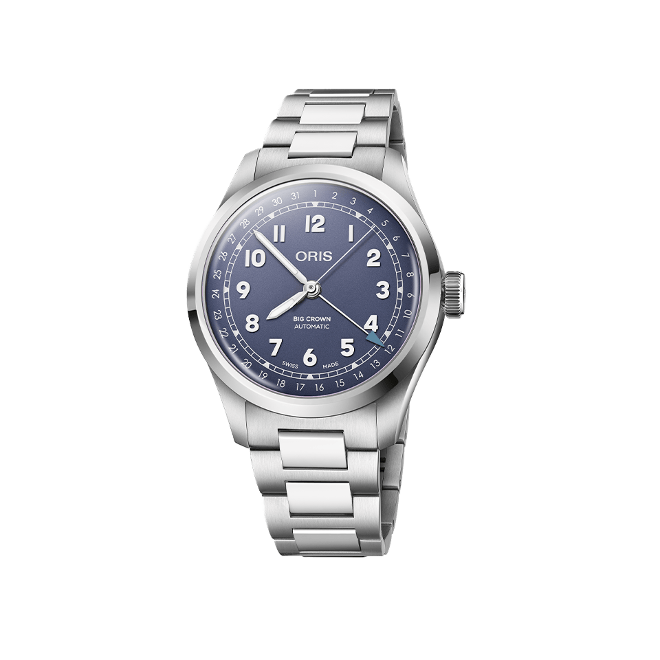 Oris Big Crown Pointer Date Men’s 40mm Automatic Watch Lilac Dial