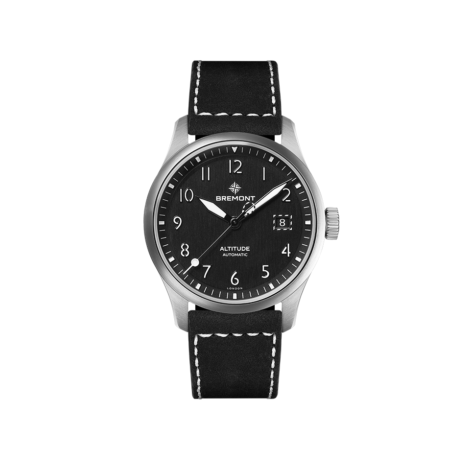Bremont Altitude Automatic 39mm Watch ALT39-DT-SS-BK-L-S