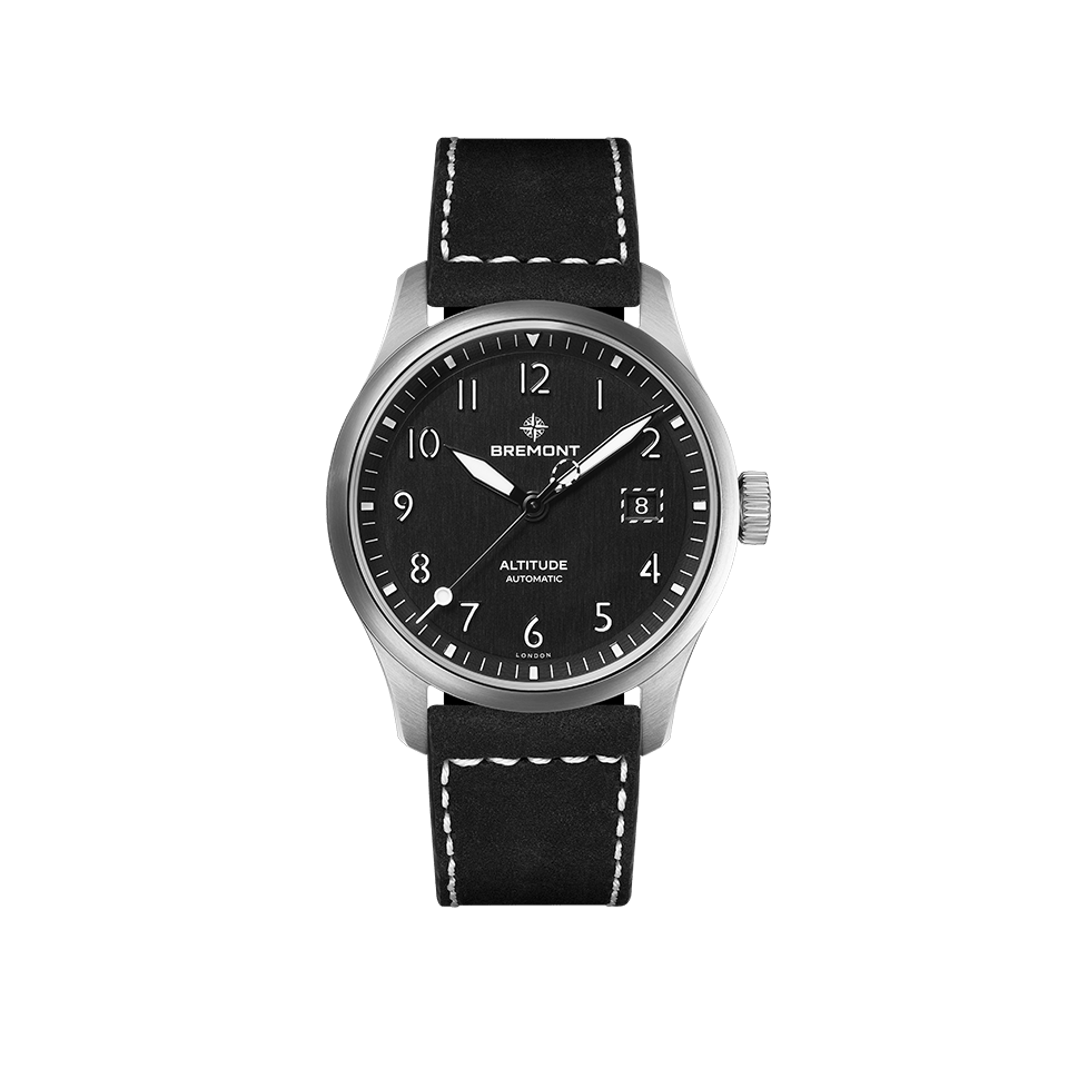 Bremont Altitude Automatic 39mm Watch ALT39-DT-SS-BK-L-S