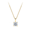 0.50 Carat Diamond Solitaire Pendant in 18ct Yellow Gold
