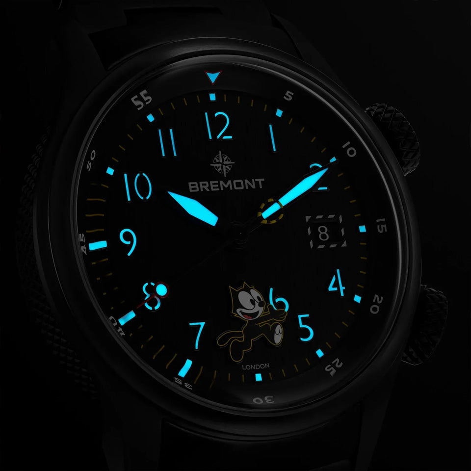 Bremont Altitude MB Meteor 'Felix The Cat' Automatic 42mm Watch ALT42-MT-DLC-FELIX-L-S