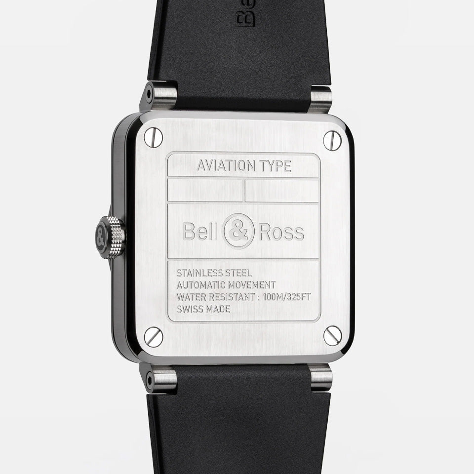Bell & Ross BR-03 Automatic 41mm Watch BR03A-BL-SKST/SRB