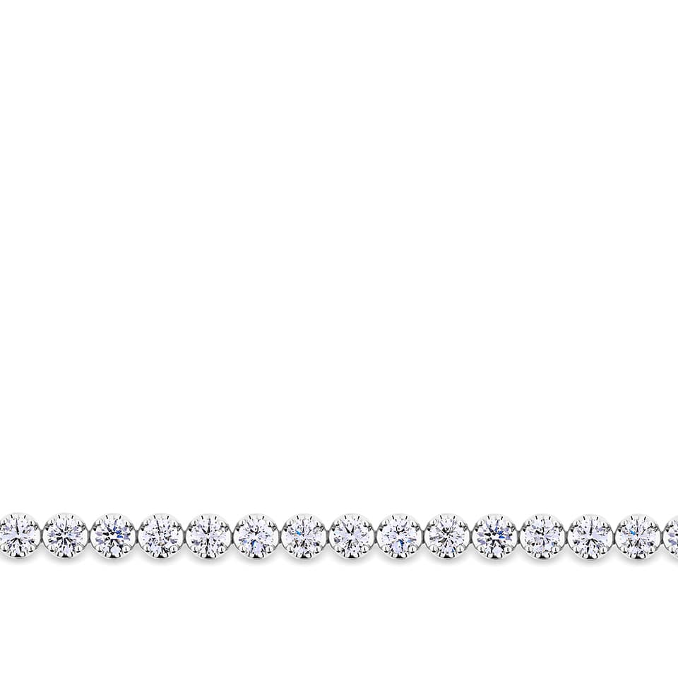6.00 Carat Diamond Tennis Bracelet in 18ct White Gold