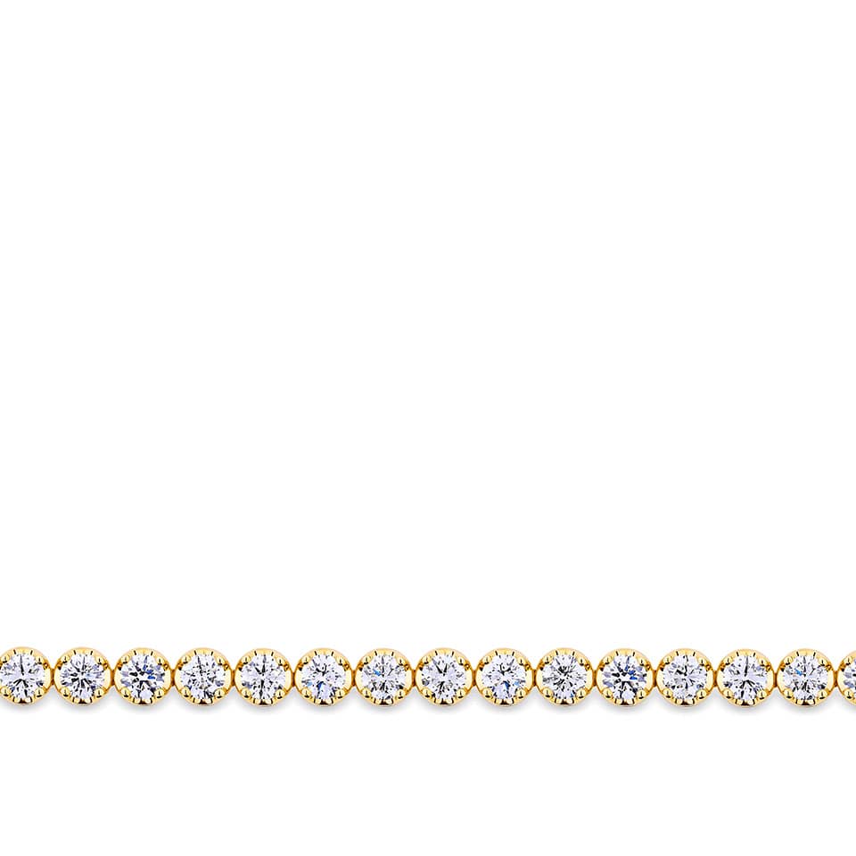 6.00 Carat Diamond Tennis Bracelet in 18ct Yellow Gold