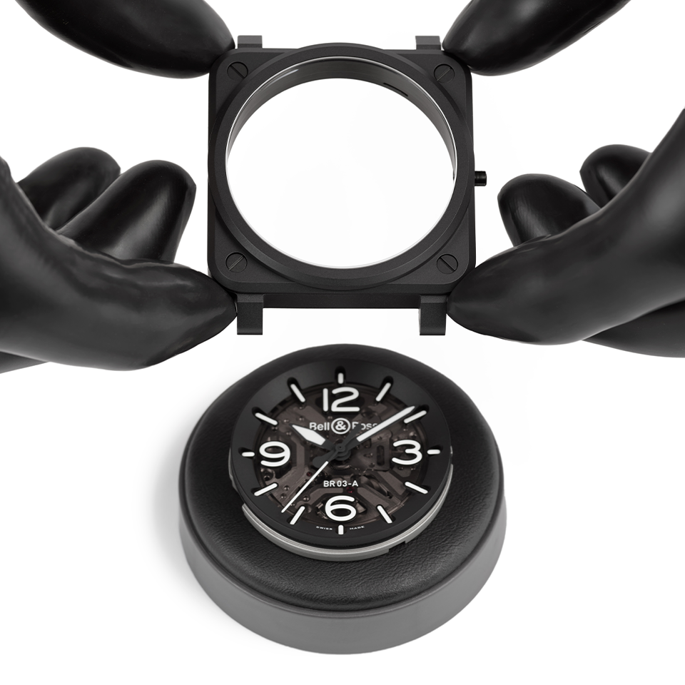 Bell & Ross BR-03 Automatic 41mm Watch BR03A-BL-SKCE/SRB